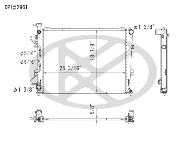 A2961 - : Koyorad Radiator for Koyo Image