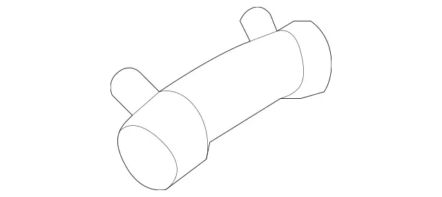 2515013982 - Cooling System: Overflow Hose for Mercedes-Benz Image