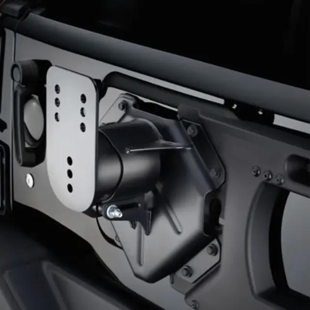 82215713 - Carriers &amp; Cargo Hauling Accessories: 82215713 Oversized Spare Tire Carrier Modification Kit Jeep Wrangler JK (2007-2018) Mopar OEM for Jeep: Wrangler, Wrangler JK Image