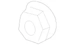 826965 - Steering: Nut for Mercedes-Benz Image