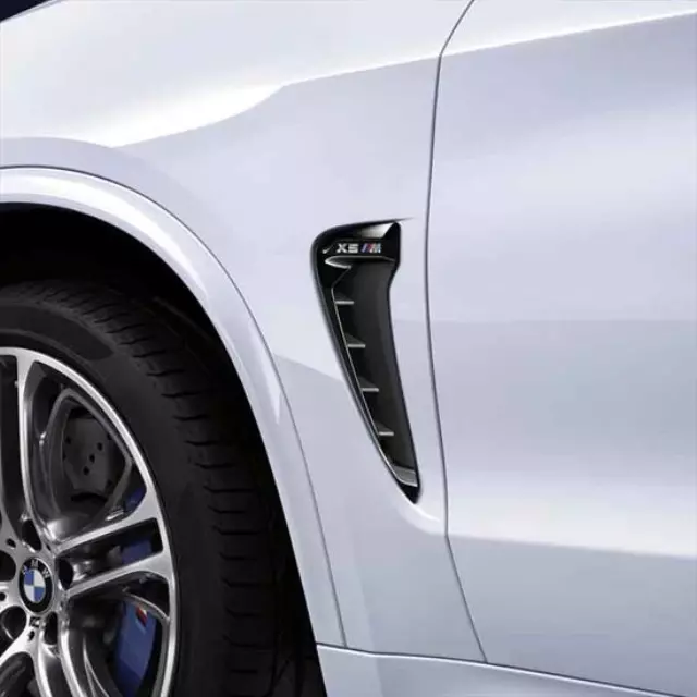 F85 X5M M Performance Gloss Black Side Gills - Left - BMW (51-71-2-354-931)