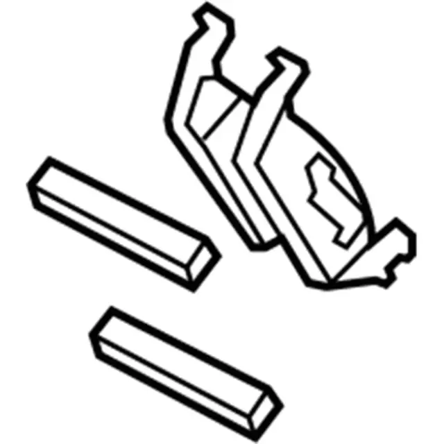 AU2Z2V200A - Brakes: Brake Pads for Ford Image