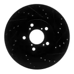 63359051R - : DFC Brake Rotor - Drilled and Slotted - Black for DYNAMIC FRICTION Image