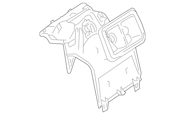 1718300303 - HVAC: Center Duct for Mercedes-Benz Image