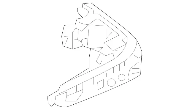 2198800752 - Attachment Parts: Inner Part for Mercedes-Benz: CLS500, CLS55 AMG, CLS550, CLS63 AMG Image image