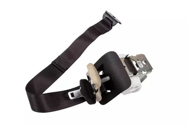 19303016 - : Cocoa Driver Side 3rd Row Seat Belt with Retractor for Cadillac: Escalade ESV | Chevrolet: Suburban, Suburban 3500 HD | GMC: Yukon XL Image