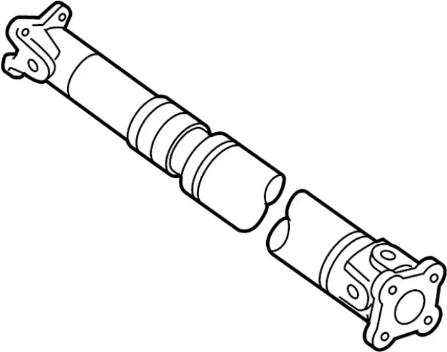 372005X00A - Front Drive Axle: Drive Shaft for INFINITI: QX56, QX80 Image