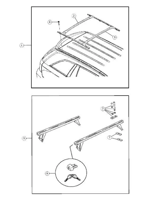 4857752AB - Body: Side Rail Screw for Chrysler: Pacifica Image