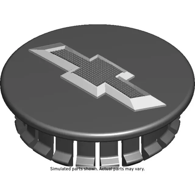26274154 - : 2024 Chevrolet Trax - Black Front and Rear Wheel Trim Cap for GM Image