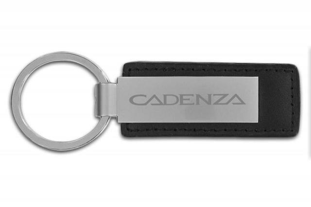 VG014AY742 - Merchandise: Key Chain, Black Leather for Kia: Cadenza, K5, Niro, Niro EV, Optima, Rio, Seltos Image