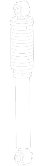 4633204001 - Springs, Suspension and Hydraulics: Shock Absorber for Mercedes-Benz Image