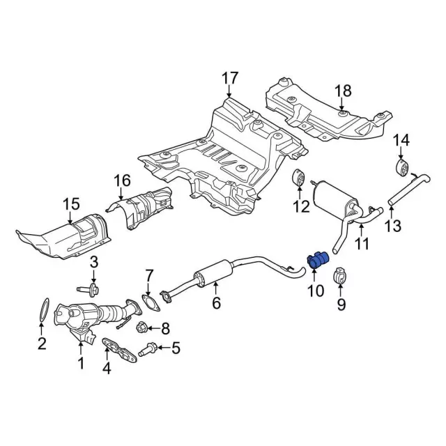 Clamp - Ford (NU2Z-5K256-B)