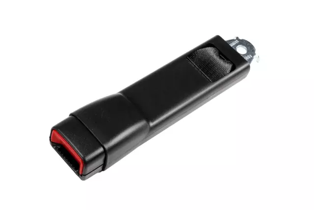 19149496 - : Ebony Passenger Seat Belt with Buckle for Chevrolet: Silverado 2500 HD, Silverado 3500 HD | GMC: Sierra 2500 HD, Sierra 3500 HD Image