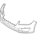 HP5Z17D957SCPTM - Body: Bumper Cover for Lincoln: MKZ Image