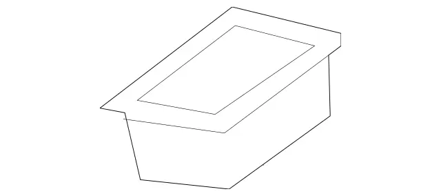 1666800013 - Trim: Stowage Tray for Mercedes-Benz: GL350, GL450, GL550, GL63 AMG, GLE300d, GLE350, GLE400, GLE43 AMG, GLE450 AMG, GLE550e, GLE63 AMG, GLE63 AMG S, GLS350d, GLS450, GLS550, GLS63 AMG, ML250, ML350, ML400, ML550, ML63 AMG Image image