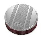 120174 - : Vintage Series GM Licensed Air Cleaner - Polished for Holley Image