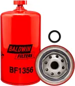 BF1356 - : Fuel/Water Separator Spin-on with Drain for Baldwin Image