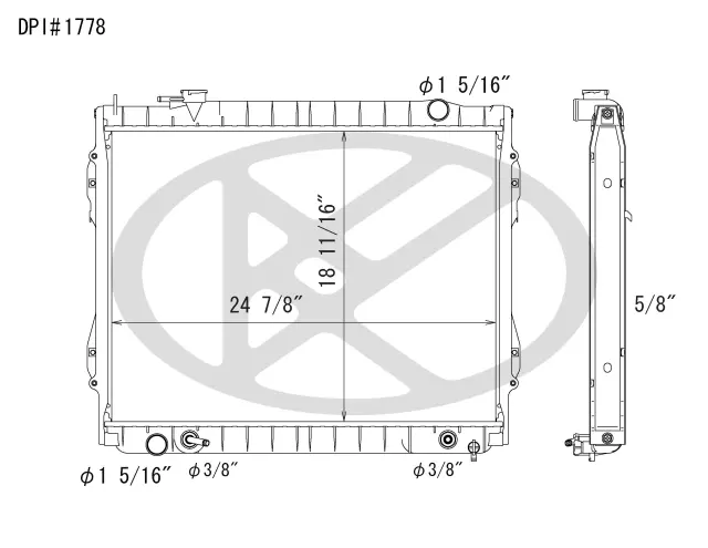 A1778 - Cooling Systems: Koyorad Radiator for Koyo Image