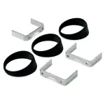 3244 - : GAUGE MOUNT, ANGLE RINGS, 3 PCS., BLACK, FOR 2 5/8" GAUGES for AutoMeter Image
