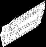 H010M5CAMA - Body: Door Shell for Infiniti Image