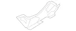 1776106100 - Substructure: Cover Longitudinal Member for Mercedes-Benz: 180A, 180b, 220a, A220, A35 AMG, CLA250, CLA35 AMG, CLA45 AMG, CLA45 AMG S, GLA250, GLA35 AMG, GLA45 AMG Image