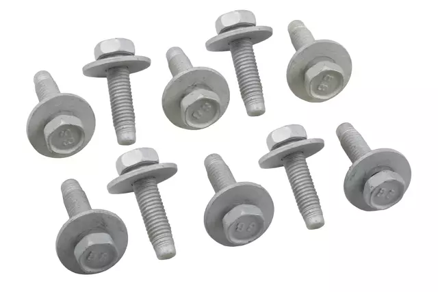 11611334 - : Multi-Purpose Bolt for Cadillac: CT4, CT5, Escalade, Escalade ESV, ESCALADE IQ | Chevrolet: Blazer EV, Bolt EUV, Colorado, Corvette, Equinox, Silverado 1500, Silverado 1500 LTD, Silverado 2500 HD, Silverado 3500 HD, Silverado EV, Suburban, Tahoe, Trailblazer, Traverse | GMC: Acadia, Canyon, Sierra 1500, Sierra 1500 Limited, Sierra 2500 HD, Sierra 3500 HD, Sierra EV, Terrain, Yukon, Yukon XL Image