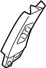 769141BA0A - Body: Upper Center Pillar Trim for Infiniti Image