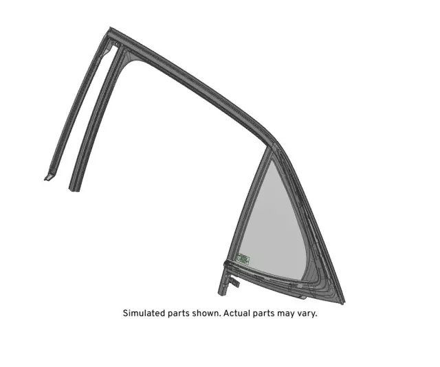 84359404 - : Rear Driver Side Door Window Weatherstrip for Chevrolet: Equinox Image