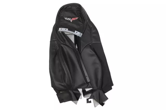19124971 - : Ebony and Cobalt Red Passenger Seat Back Coverr for GM Image