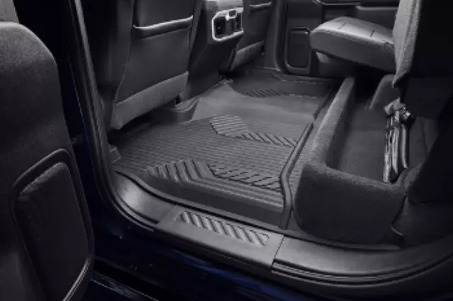 84348198 - Interior: Floor Liners, All-Weather for Chevrolet: Silverado 1500, Silverado 1500 LTD, Silverado 2500 HD, Silverado 3500 HD | GMC: Sierra 1500, Sierra 1500 Limited, Sierra 2500 HD, Sierra 3500 HD Image