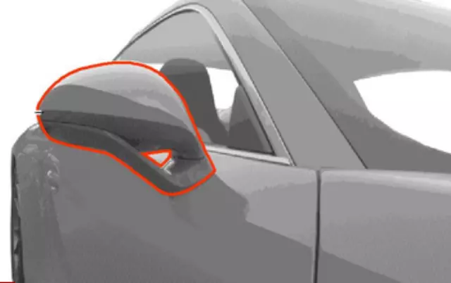 99104480141 - Exterior: Sportdesign Exterior Mirrors for Porsche: 911 Image