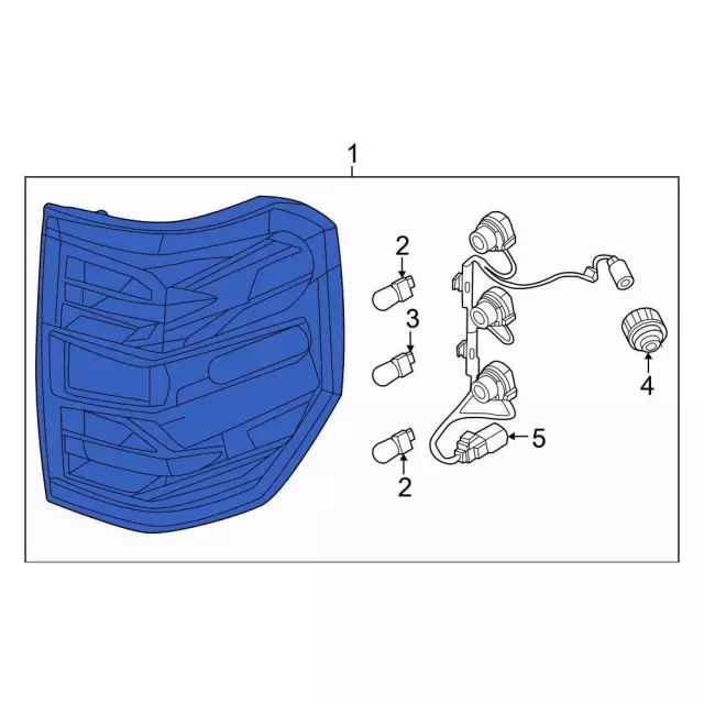 NZ6Z13404F - : Tail Lamp Assembly for Ford: Maverick Image