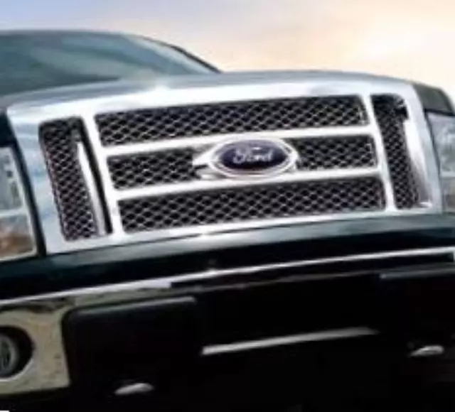 Grille Insert - Lariat Chrome Mesh - Ford (AL3Z-8200-B)