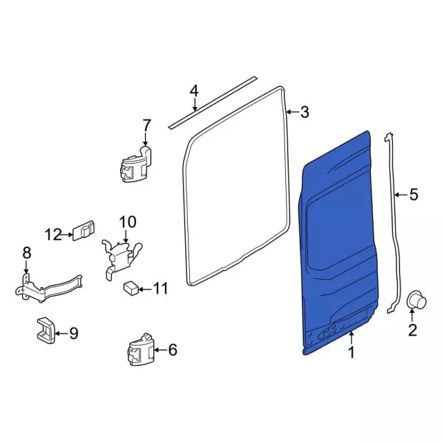 Door Shell - Ford (CK4Z-6140011-AF)
