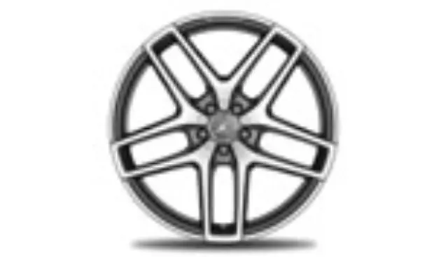 29240129007X21 - : Wheel AMG 5-Twin-Spoke 53.3 Cm (21 Inch) for Mercedes-Benz: GLE400, GLE43 AMG, GLE63 AMG, GLE63 AMG S Image
