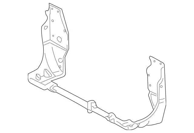 2306205234 - Cowl, Front Panel: Carrier for Mercedes-Benz: SL500, SL55 AMG, SL550, SL600, SL63 AMG, SL65 AMG Image image