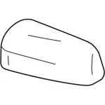 9T1Z17D742A - Body: Mirror Cover for Ford: Transit Connect Image