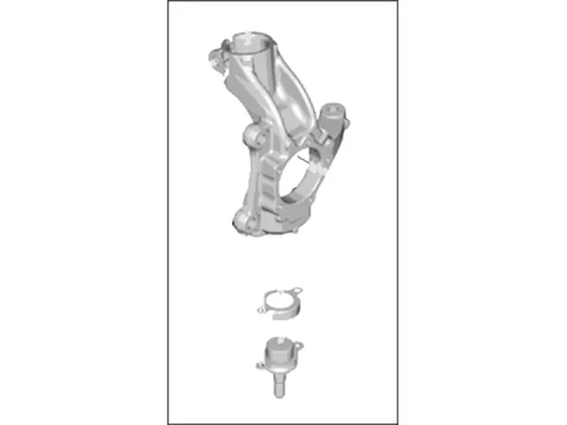 Knuckle Front Wheel - Ford (BK3Z-3K186-F)