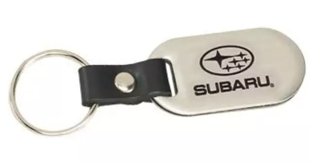 SOA342L162 - Miscellaneous: Genuine Subaru Key Chain Stainless Steel Forester Impreza Legacy Outback OEM NEW for Subaru: Ascent, BRZ, Crosstrek, Forester, Impreza, Legacy, Outback, Solterra, Tribeca, WRX Image