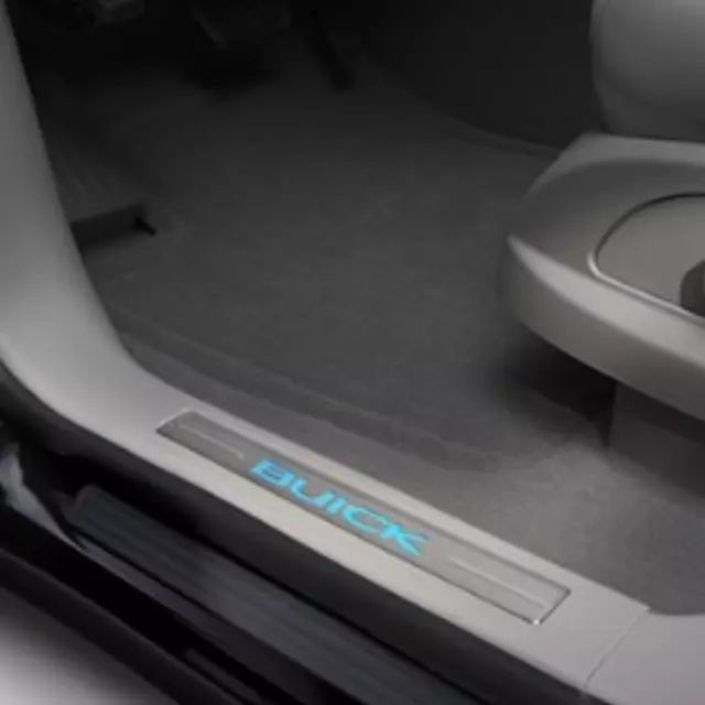 23129793 - Exterior: Door Sill Plates - Illuminated - Cocoa for Buick: Enclave Image