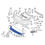 FR3Z17D957AE - Body: Valance for Ford: Mustang Image