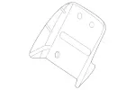 22392053063F17 - Body: Seat Back Panel for Mercedes-Benz Image
