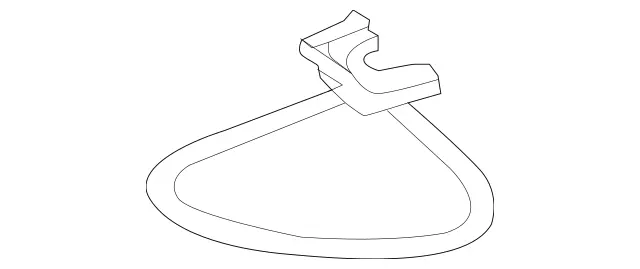 99680021164 - Trim and Lining: Mounting Plate for Mercedes-Benz: EQS 450 SUV, EQS 450+ SUV, EQS 580 SUV, GL350, GL450, GL550, GL63 AMG, GLS350d, GLS450, GLS550, GLS580, GLS63 AMG Image image