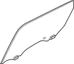 823001MR0B - Body: Door Glass for Infiniti Image