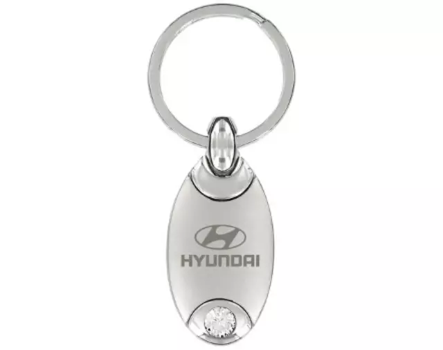 40221610 - Merchandise: Oval shape keychain with a crystal for Hyundai Image