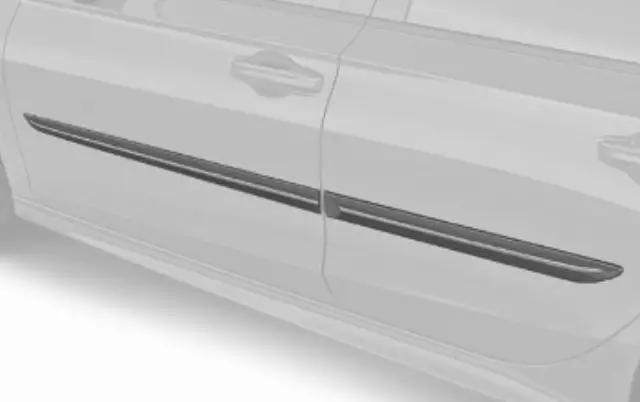 8P05T20160 - Body: Body Side Moldings - Sonic Gray Pearl for Honda: Civic Image