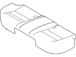 AE5Z5463804GC - Body: Seat Cover for Ford: Fusion Image
