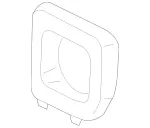 4638840274 - Attachment Parts: Cover Trim for Mercedes-Benz: G55 AMG, G550, G550 4x4, G63 AMG, G65 AMG Image