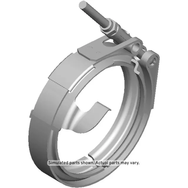 12683493 - : Exhaust Pipe Clamp for Chevrolet: Silverado 2500 HD, Silverado 3500 HD | GMC: Sierra 2500 HD, Sierra 3500 HD Image