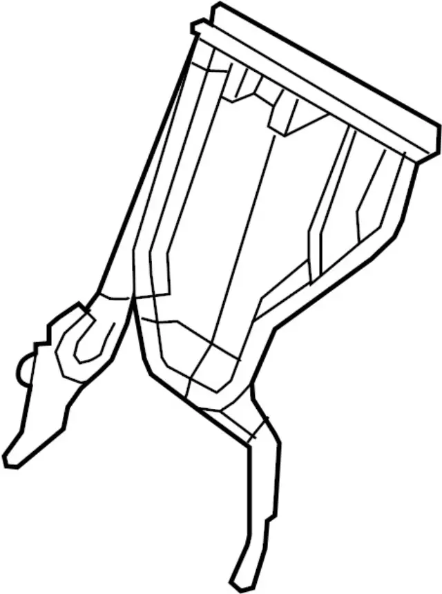 886511CB1A - Body: Seat Back Frame for INFINITI: FX35, FX37, FX50, QX70 Image